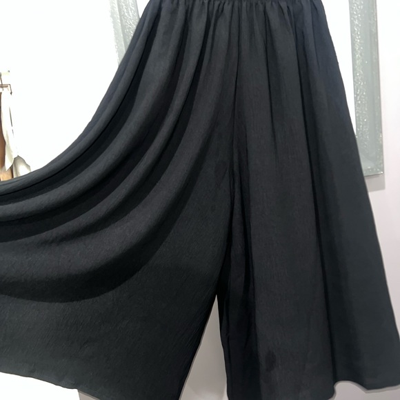 Amazon Classic Black A-Line trouser Skirt - Picture 2 of 3